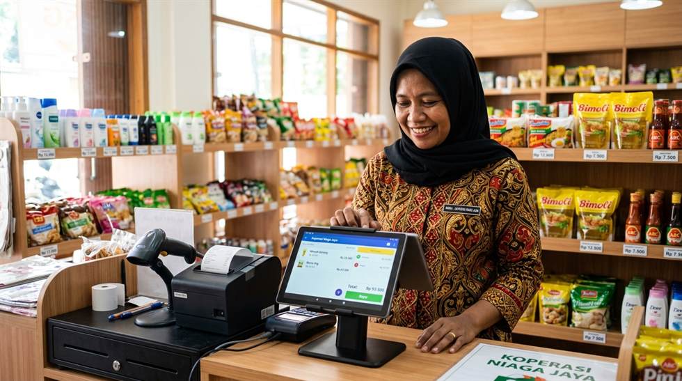 Aplikasi Kasir Digital POS Android Gratis Terbaik untuk Toko dan Koperasi
