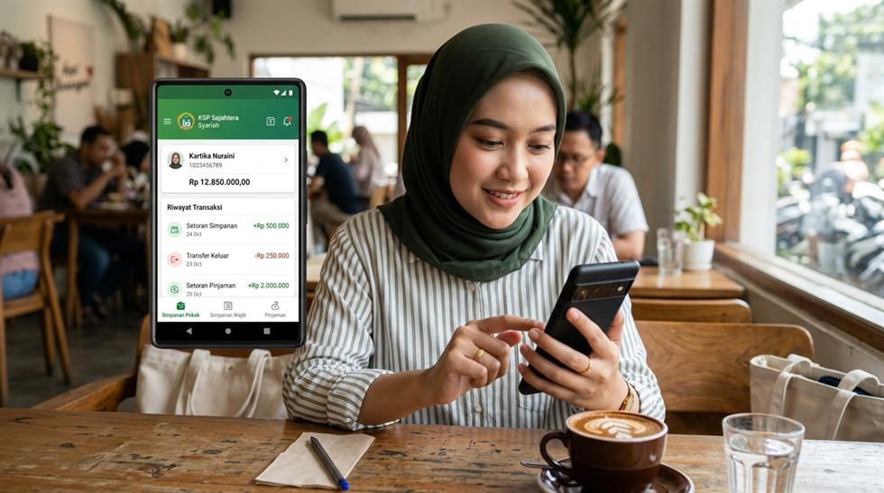 Aplikasi Mobile Koperasi Simpan Pinjam Digunakan Generasi Muda